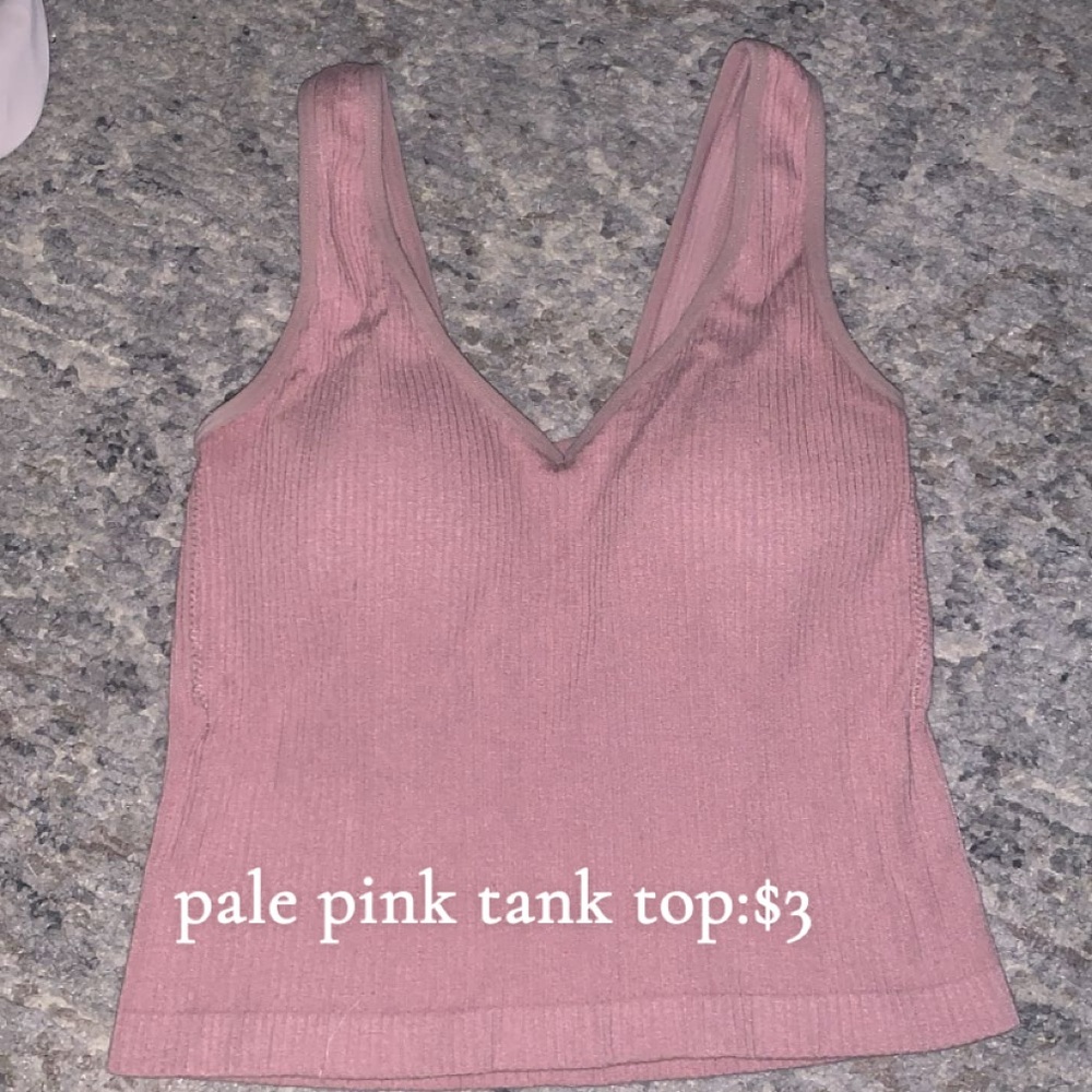 Women's Pale Pink Tank Top